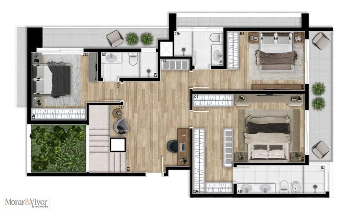 Cobertura à venda com 3 quartos, 206m² - Foto 16