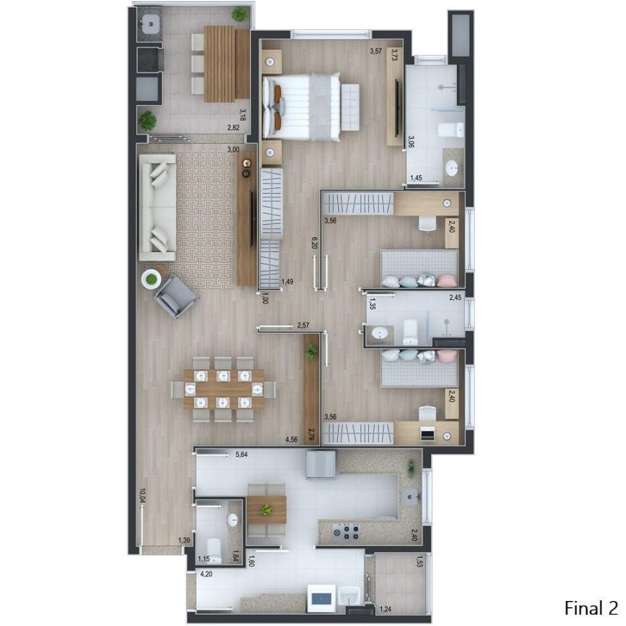 Apartamento à venda com 3 quartos, 119m² - Foto 18