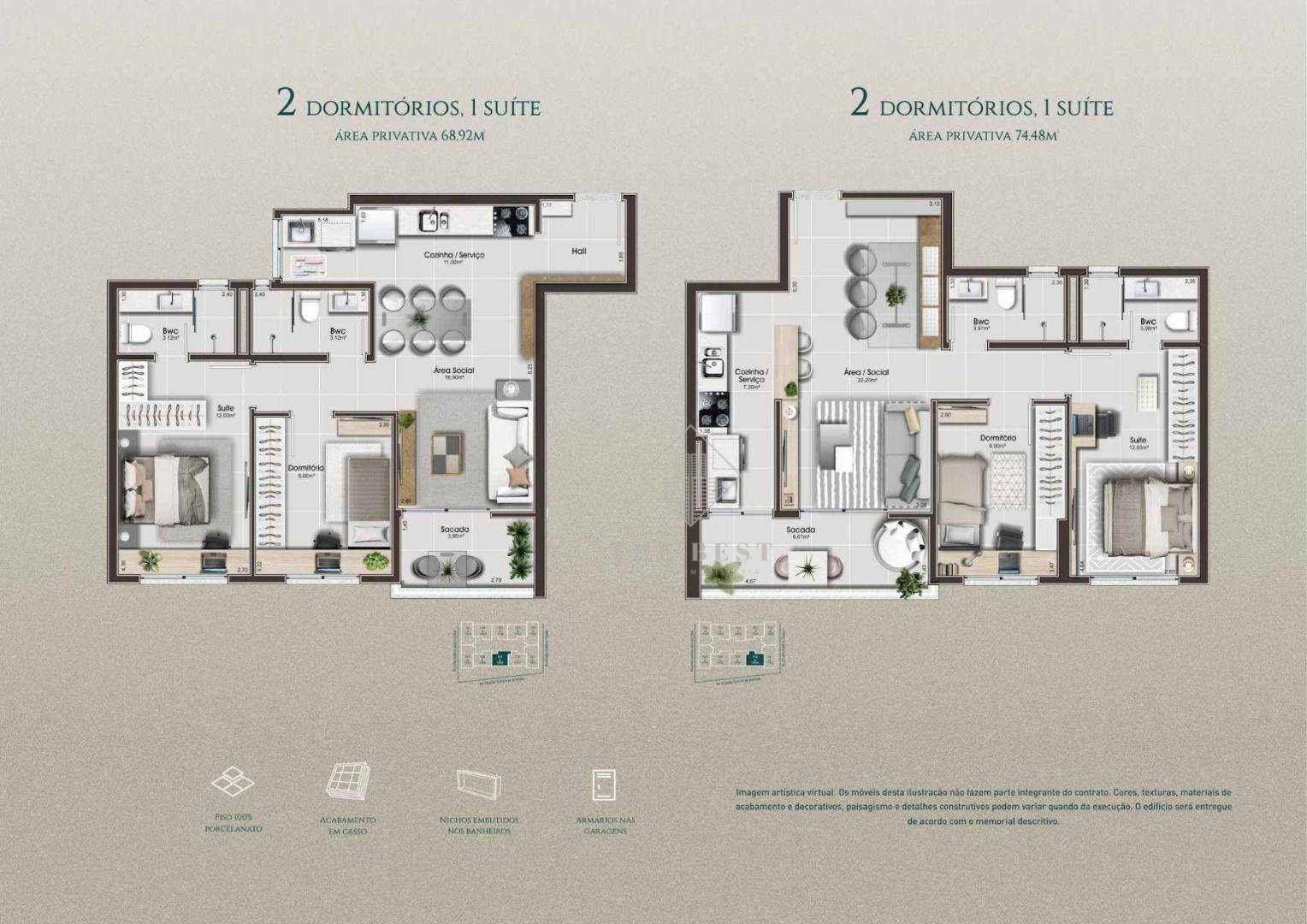 Apartamento à venda com 2 quartos, 65m² - Foto 20