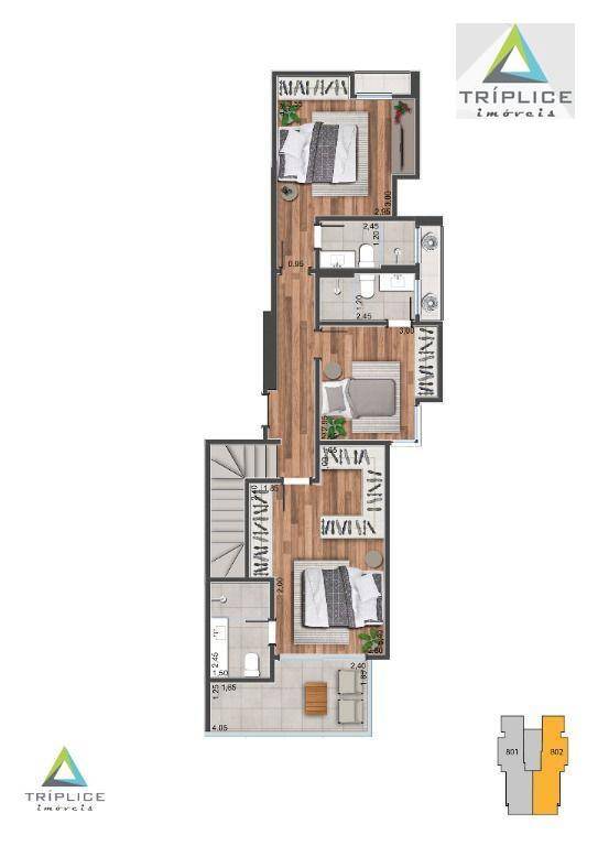 Apartamento, 2 quartos, 80 m² - Foto 52