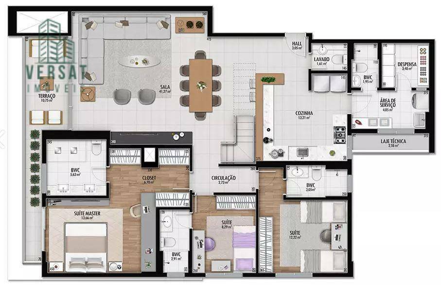 Cobertura à venda com 3 quartos, 216m² - Foto 16