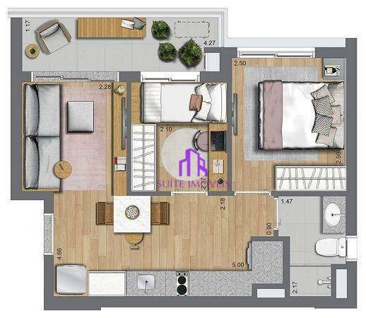 Apartamento à venda com 2 quartos, 37m² - Foto 38