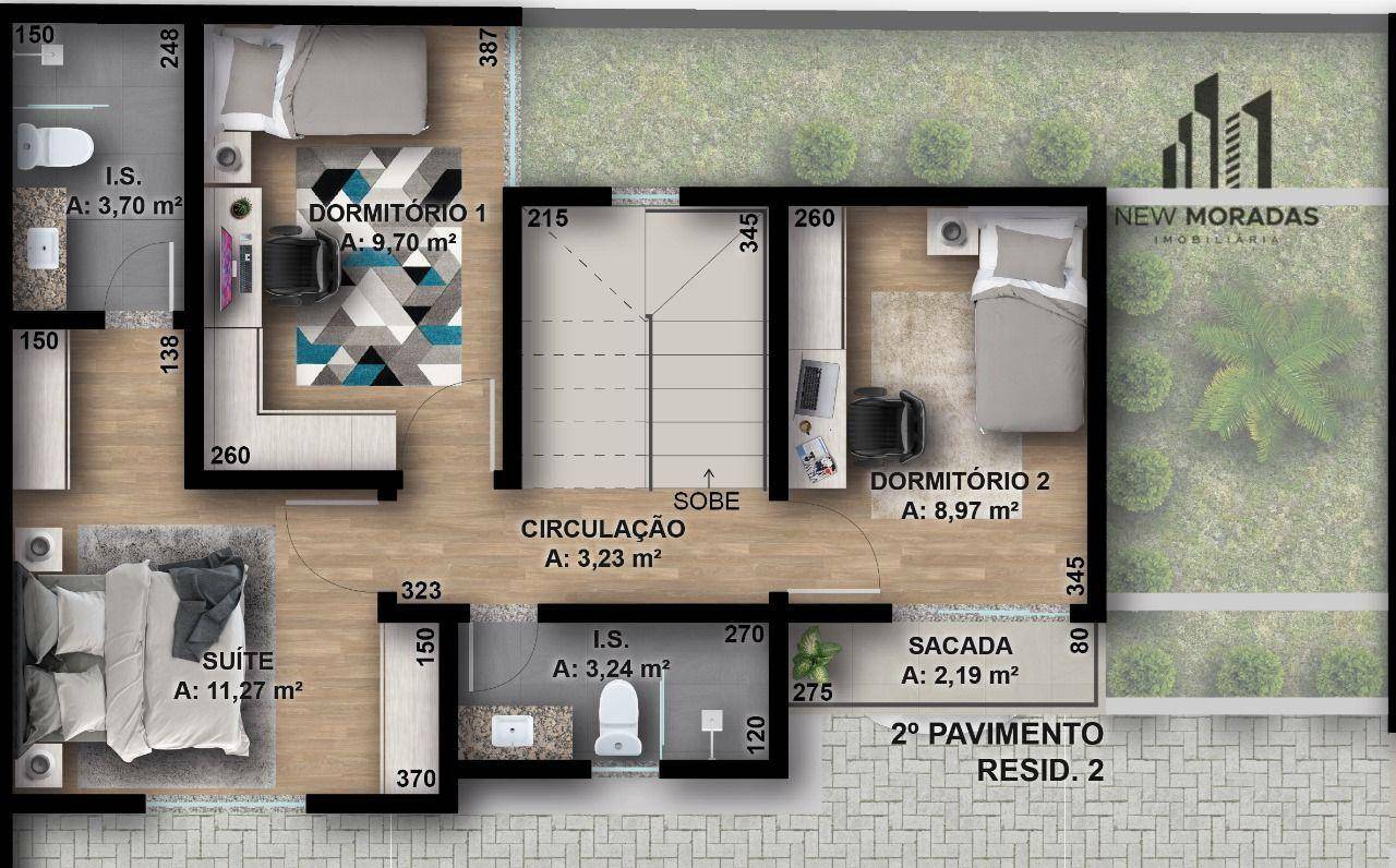 Sobrado à venda com 3 quartos, 126m² - Foto 36