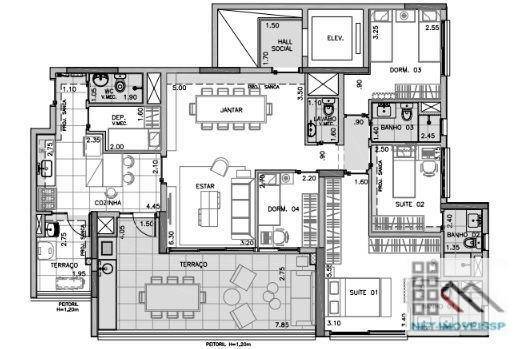 Apartamento à venda com 4 quartos, 156m² - Foto 26