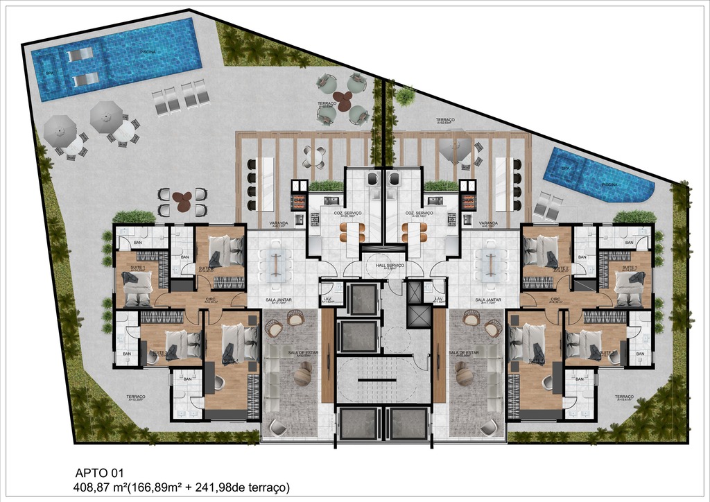 Apartamento à venda com 4 quartos, 17965m² - Foto 3