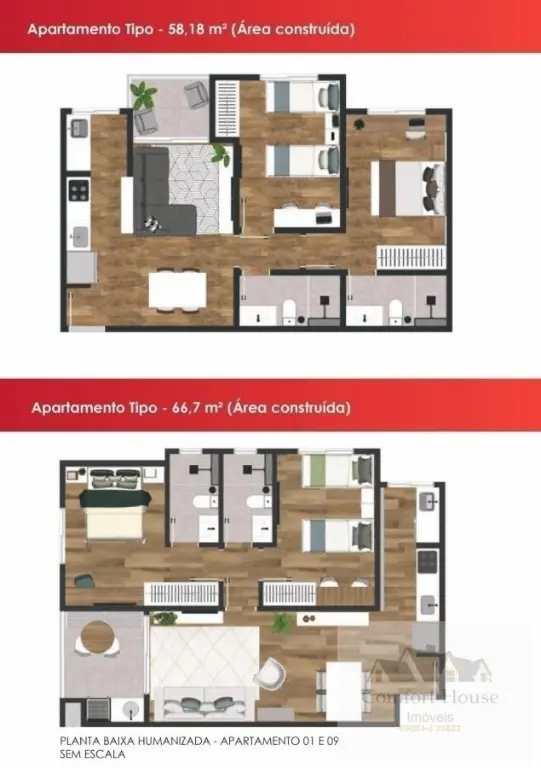 Apartamento à venda com 2 quartos, 58m² - Foto 15