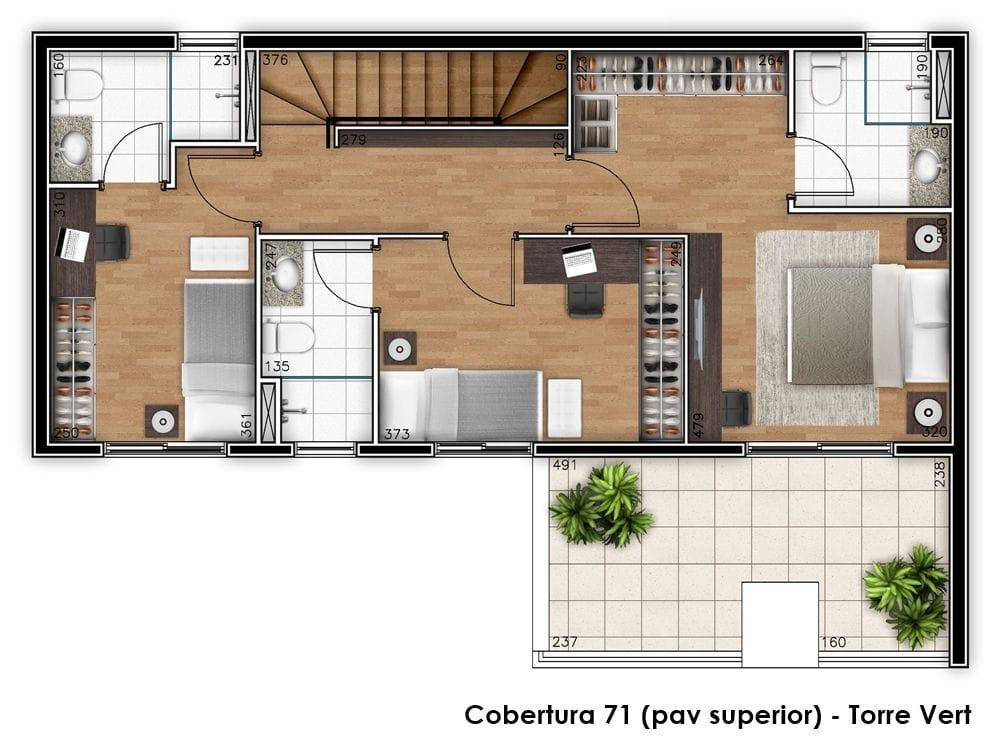 Cobertura à venda com 3 quartos, 130m² - Foto 47