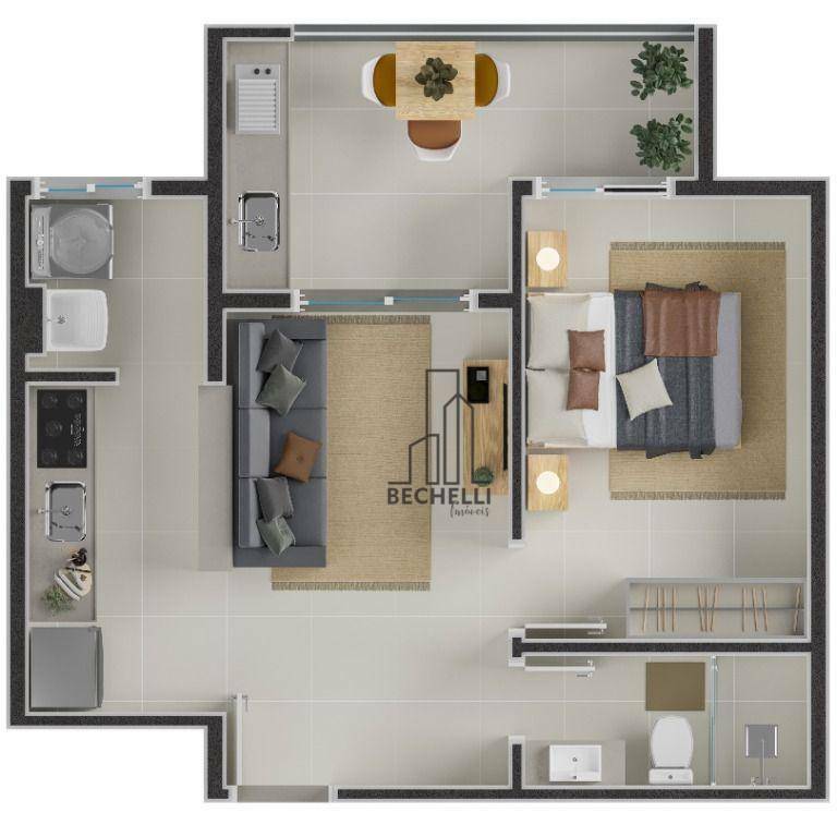 Apartamento à venda com 2 quartos, 58m² - Foto 24