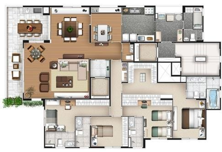 Apartamento à venda com 4 quartos, 210m² - Foto 9