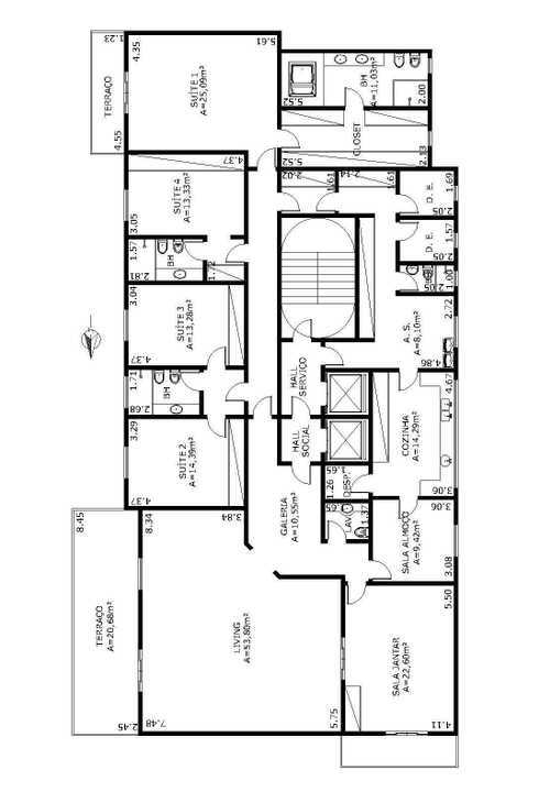 Apartamento à venda com 4 quartos, 332m² - Foto 2