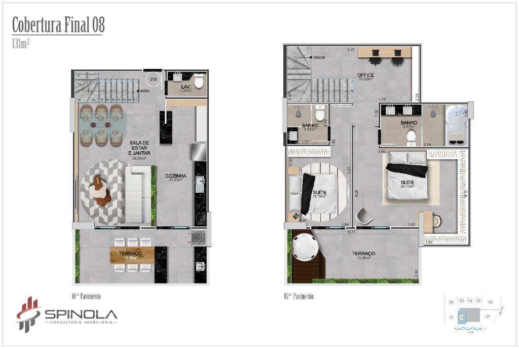 Apartamento à venda com 2 quartos, 97m² - Foto 38