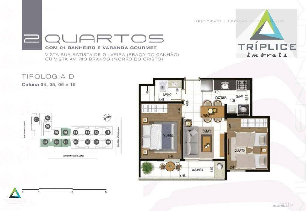 Apartamento à venda com 2 quartos, 49m² - Foto 36