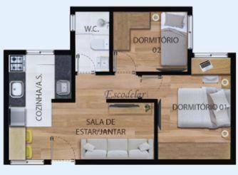 Apartamento à venda com 1 quarto, 25m² - Foto 8