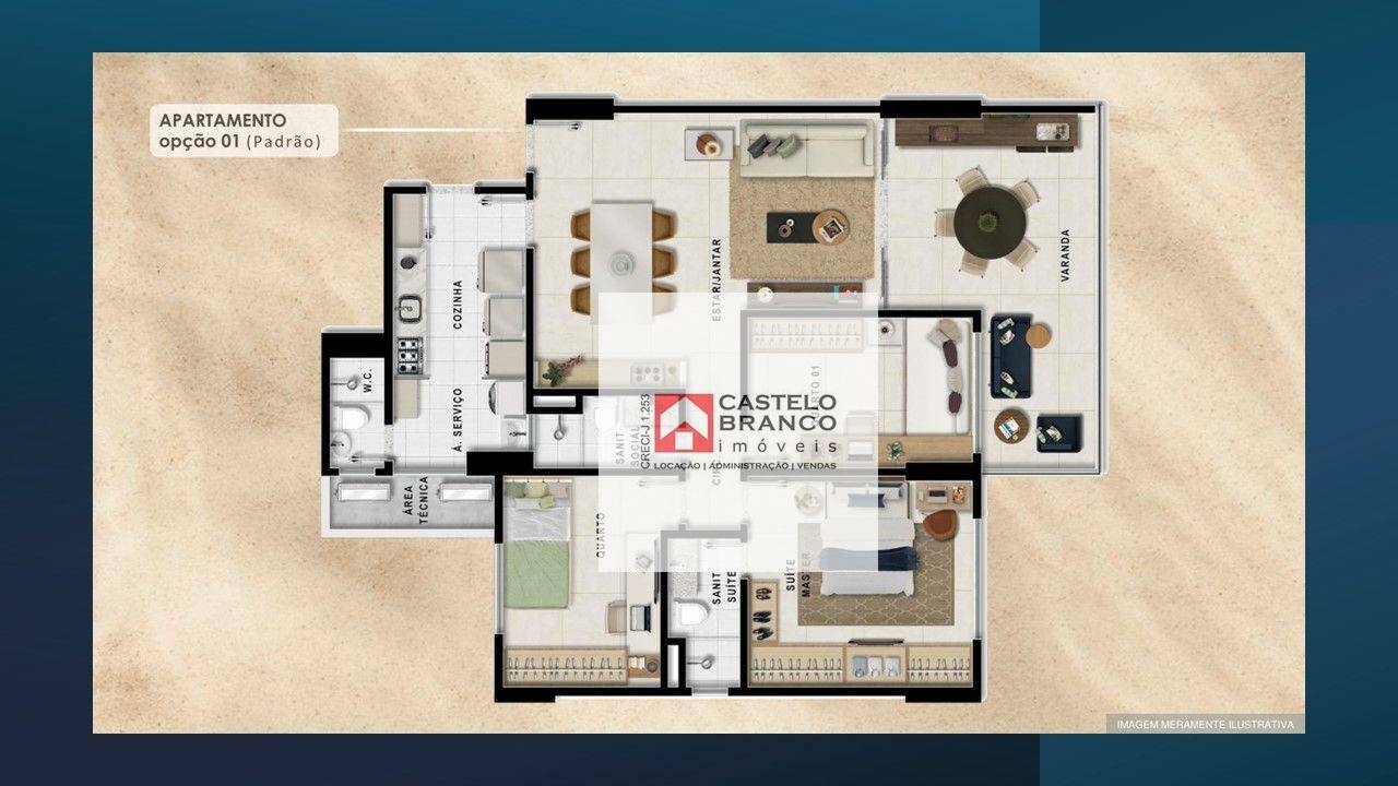 Apartamento à venda com 3 quartos, 104m² - Foto 6