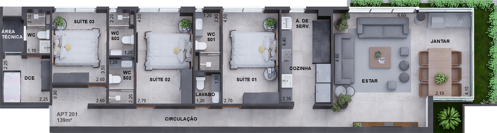 Apartamento à venda com 2 quartos, 16803m² - Foto 33