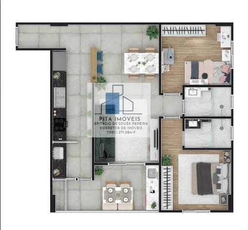 Apartamento à venda com 2 quartos, 67m² - Foto 20