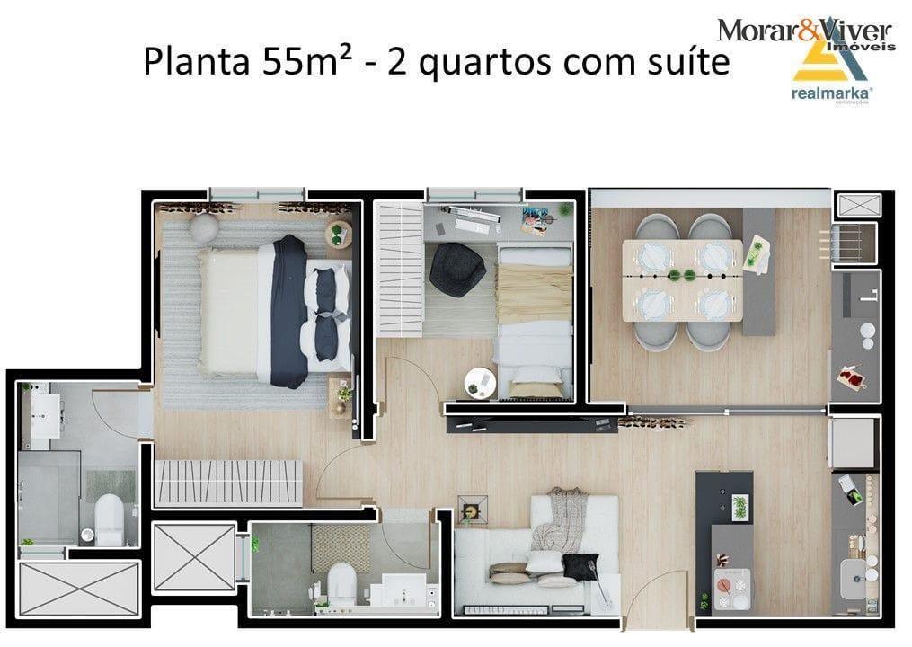 Apartamento à venda com 2 quartos, 51m² - Foto 28