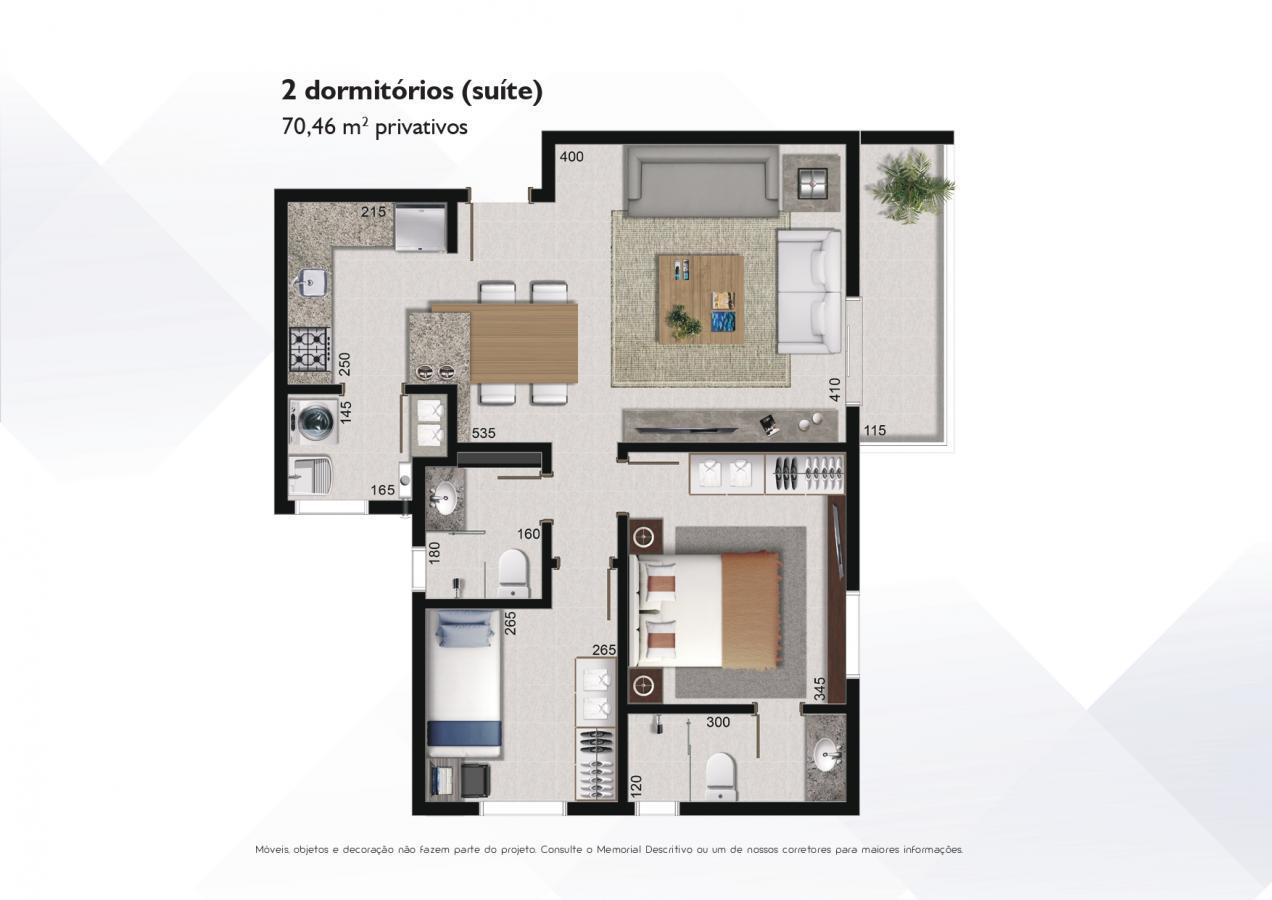 Apartamento à venda com 2 quartos, 73m² - Foto 6