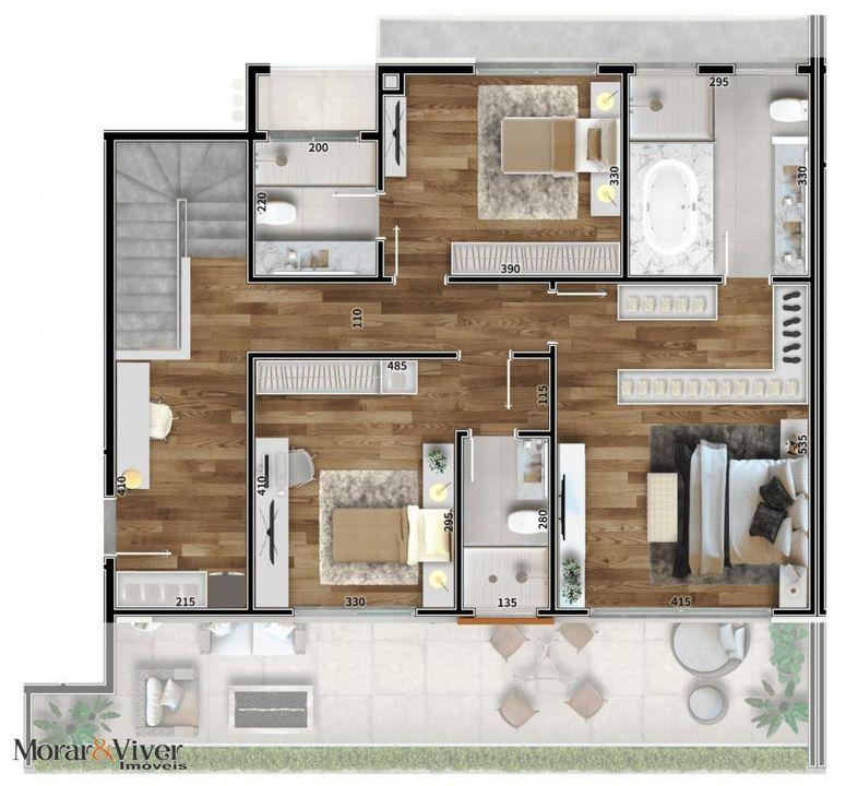 Apartamento à venda com 3 quartos, 143m² - Foto 35