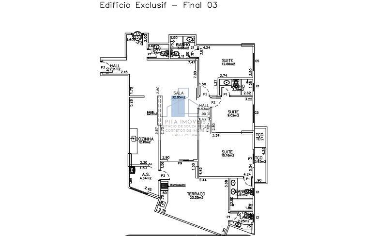 Apartamento à venda com 3 quartos, 129m² - Foto 45