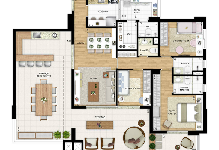 Apartamento à venda com 2 quartos, 70m² - Foto 14