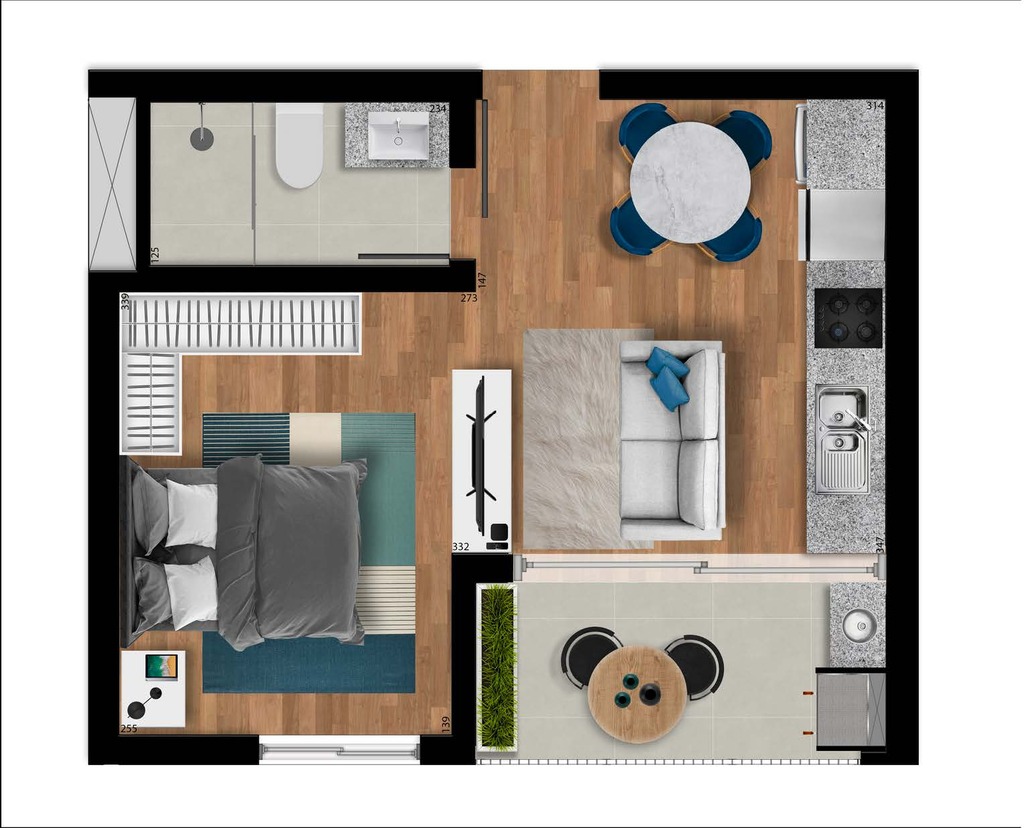 Apartamento à venda com 1 quarto, 2995m² - Foto 20