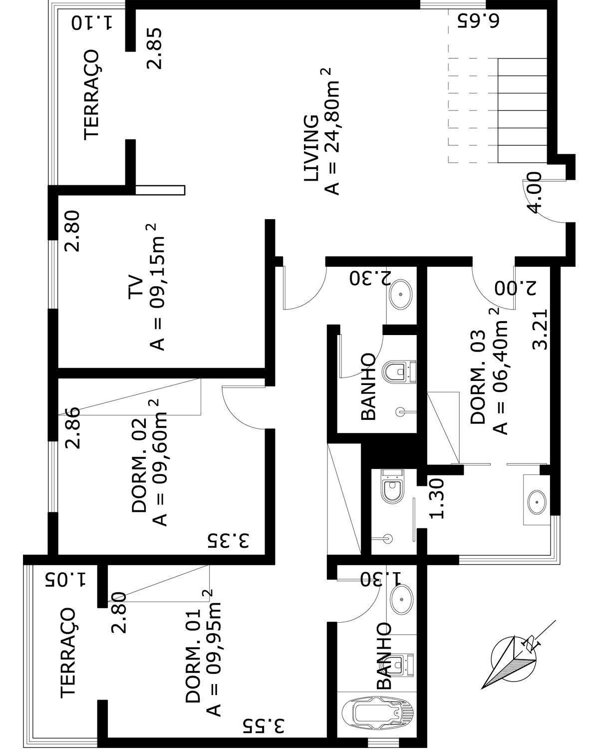 Apartamento à venda com 3 quartos, 188m² - Foto 5