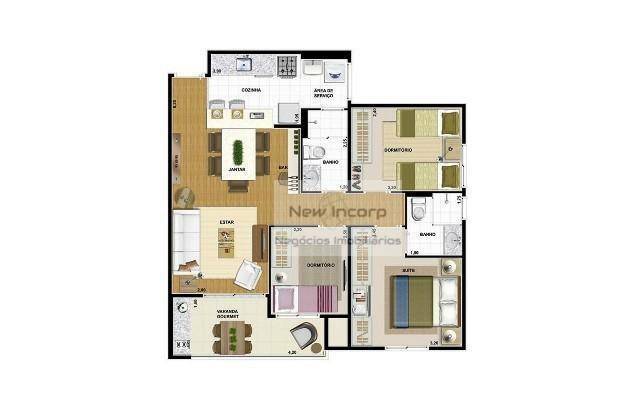 Apartamento à venda com 3 quartos, 105m² - Foto 43