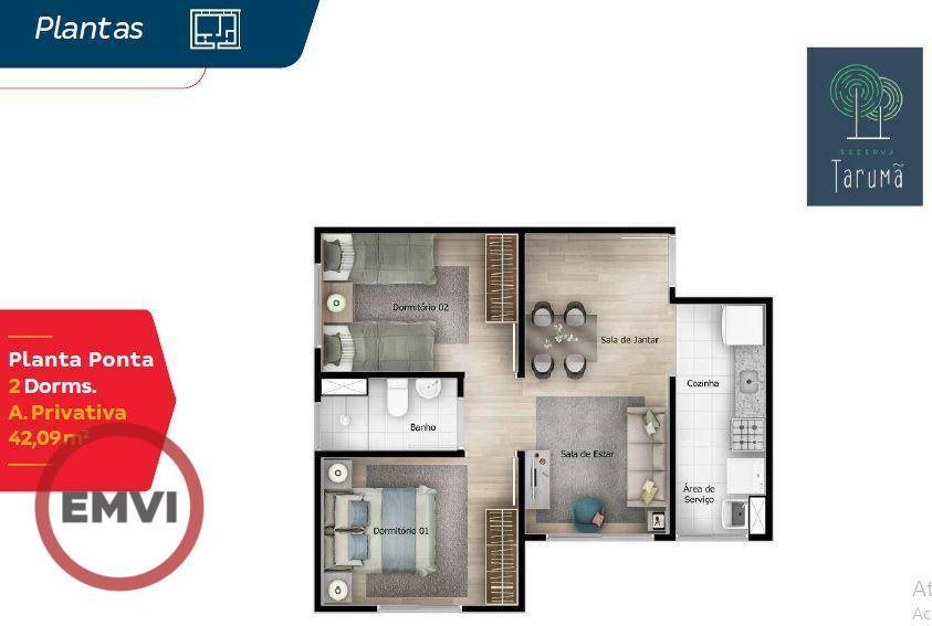 Apartamento à venda com 2 quartos, 44m² - Foto 18