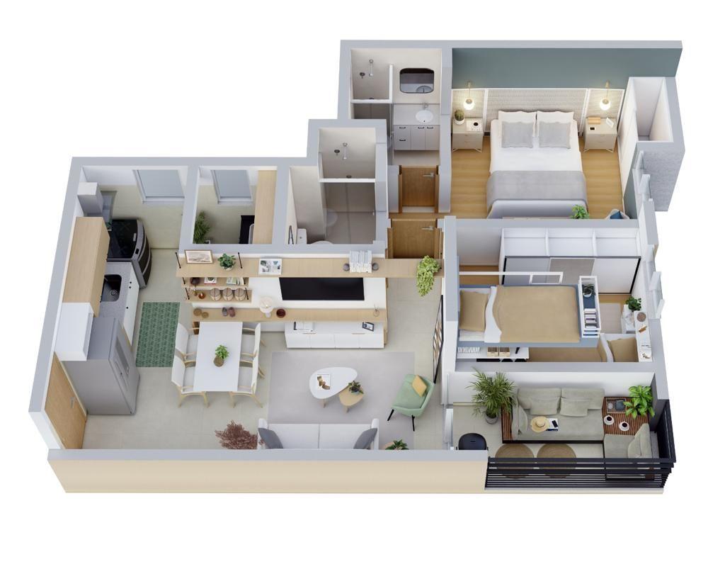 Apartamento, 2 quartos, 65 m² - Foto 8