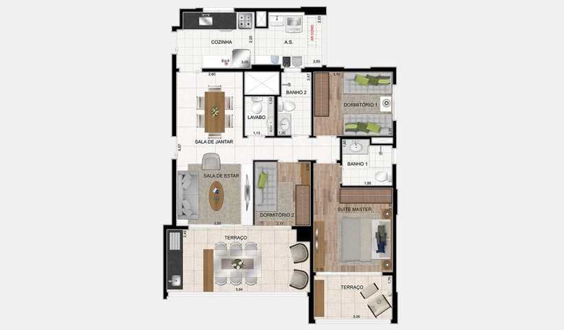 Apartamento à venda com 3 quartos, 100m² - Foto 10