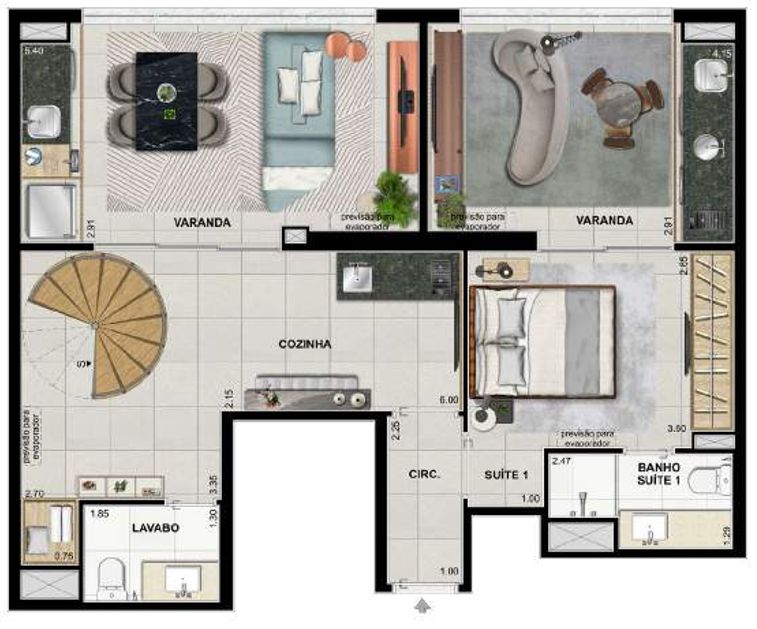 Apartamento à venda com 2 quartos, 95m² - Foto 39