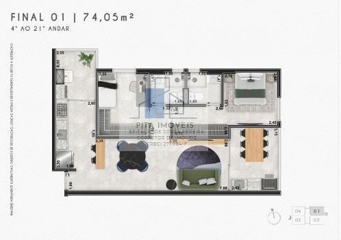 Apartamento à venda com 2 quartos, 74m² - Foto 31