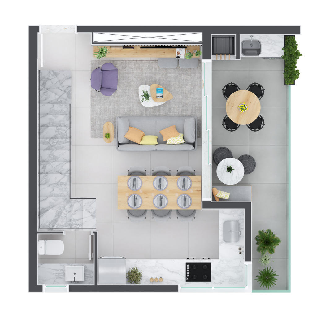 Apartamento à venda com 1 quarto, 3072m² - Foto 33