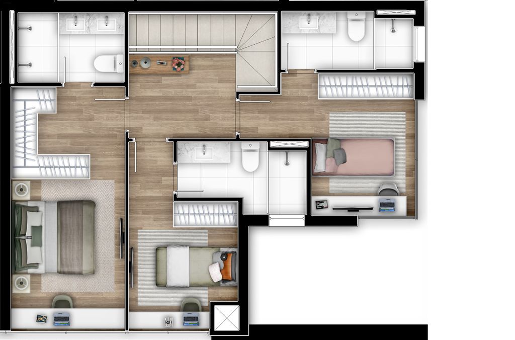 Apartamento à venda com 2 quartos, 191m² - Foto 35