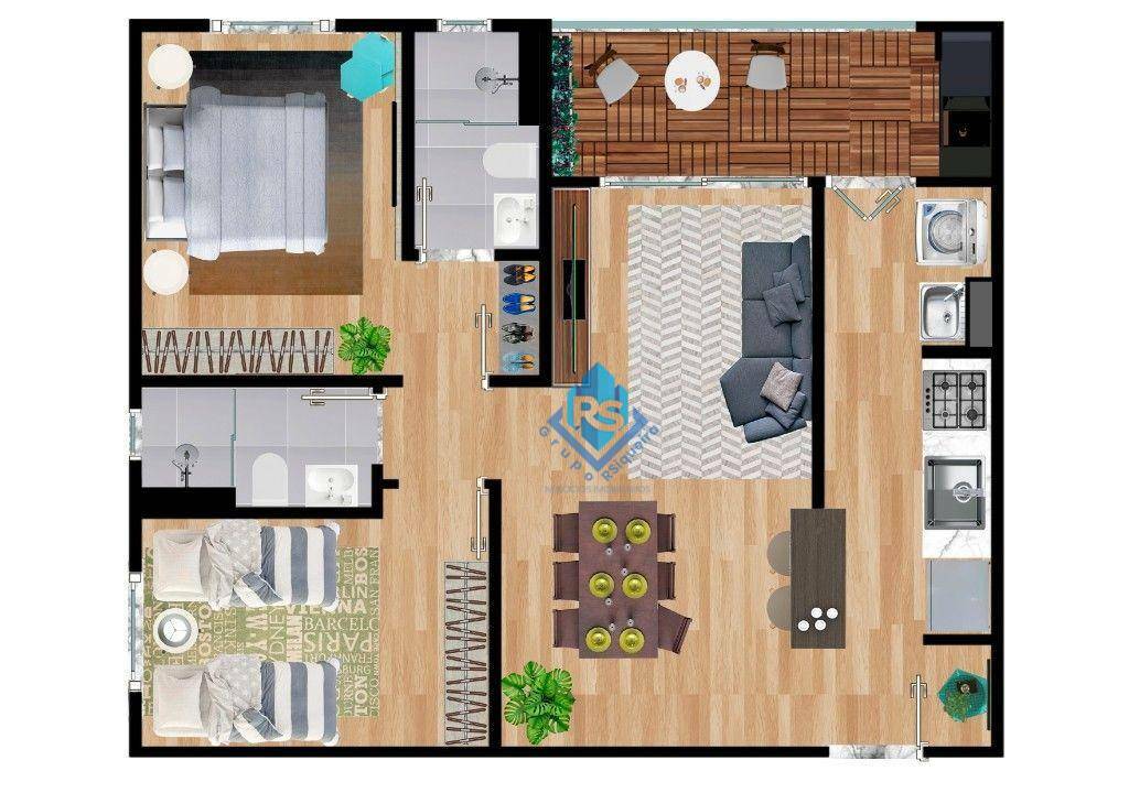 Apartamento à venda com 2 quartos, 63m² - Foto 22