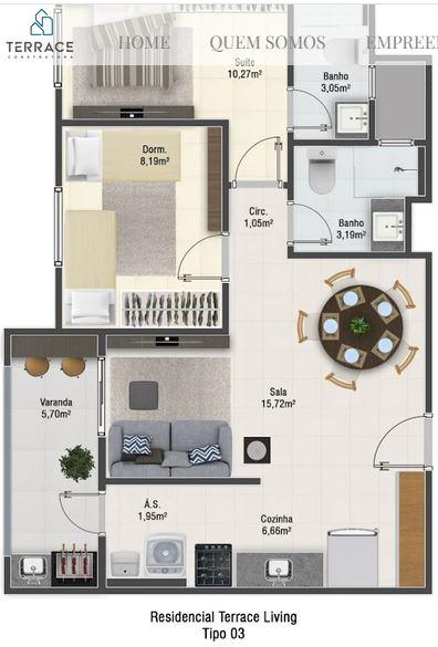 Apartamento à venda com 2 quartos, 62m² - Foto 13