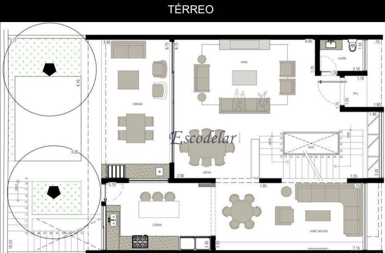 Casa de Condomínio à venda com 4 quartos, 583m² - Foto 6