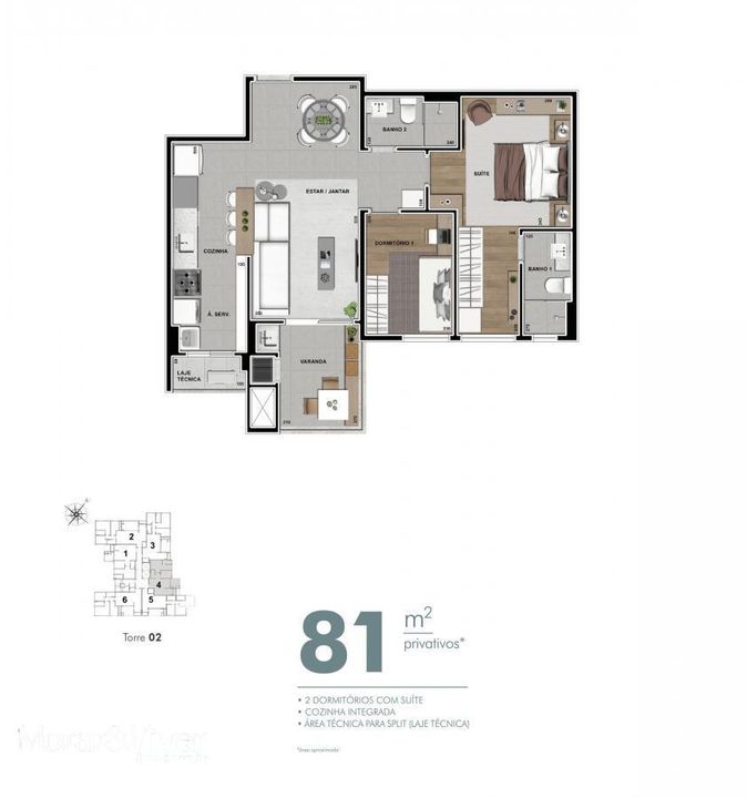 Apartamento à venda com 3 quartos, 96m² - Foto 24