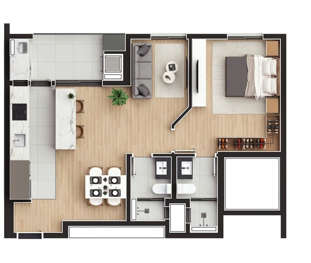 Apartamento à venda com 2 quartos, 72m² - Foto 26