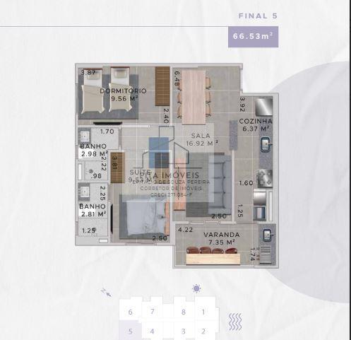 Apartamento à venda com 2 quartos, 66m² - Foto 20