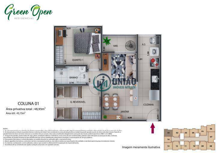 Apartamento à venda com 1 quarto, 30m² - Foto 106