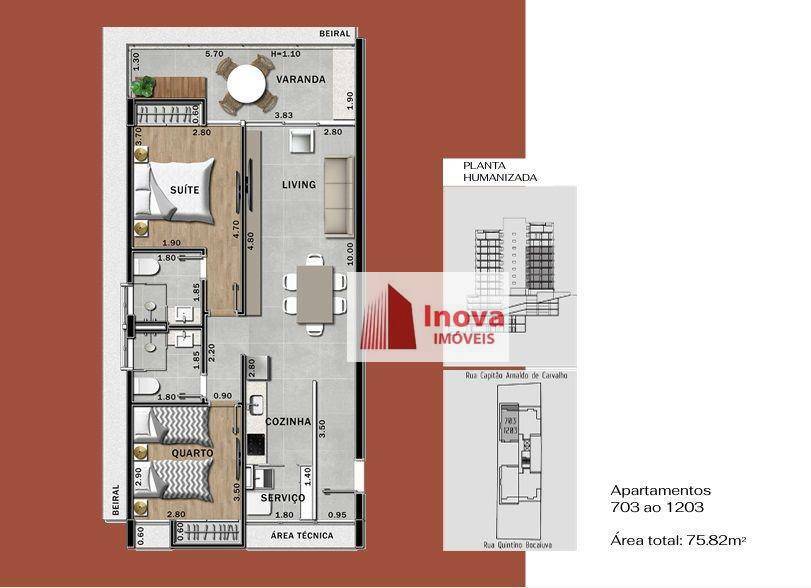 Apartamento à venda com 2 quartos, 79m² - Foto 18