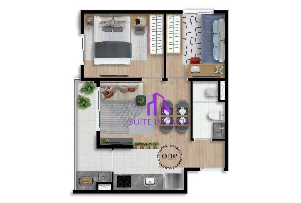 Apartamento à venda com 1 quarto, 24m² - Foto 14