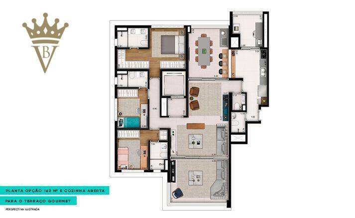 Apartamento à venda com 3 quartos, 166m² - Foto 36