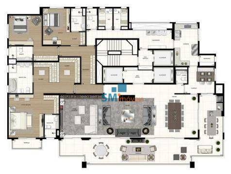 Apartamento à venda com 4 quartos, 404m² - Foto 4