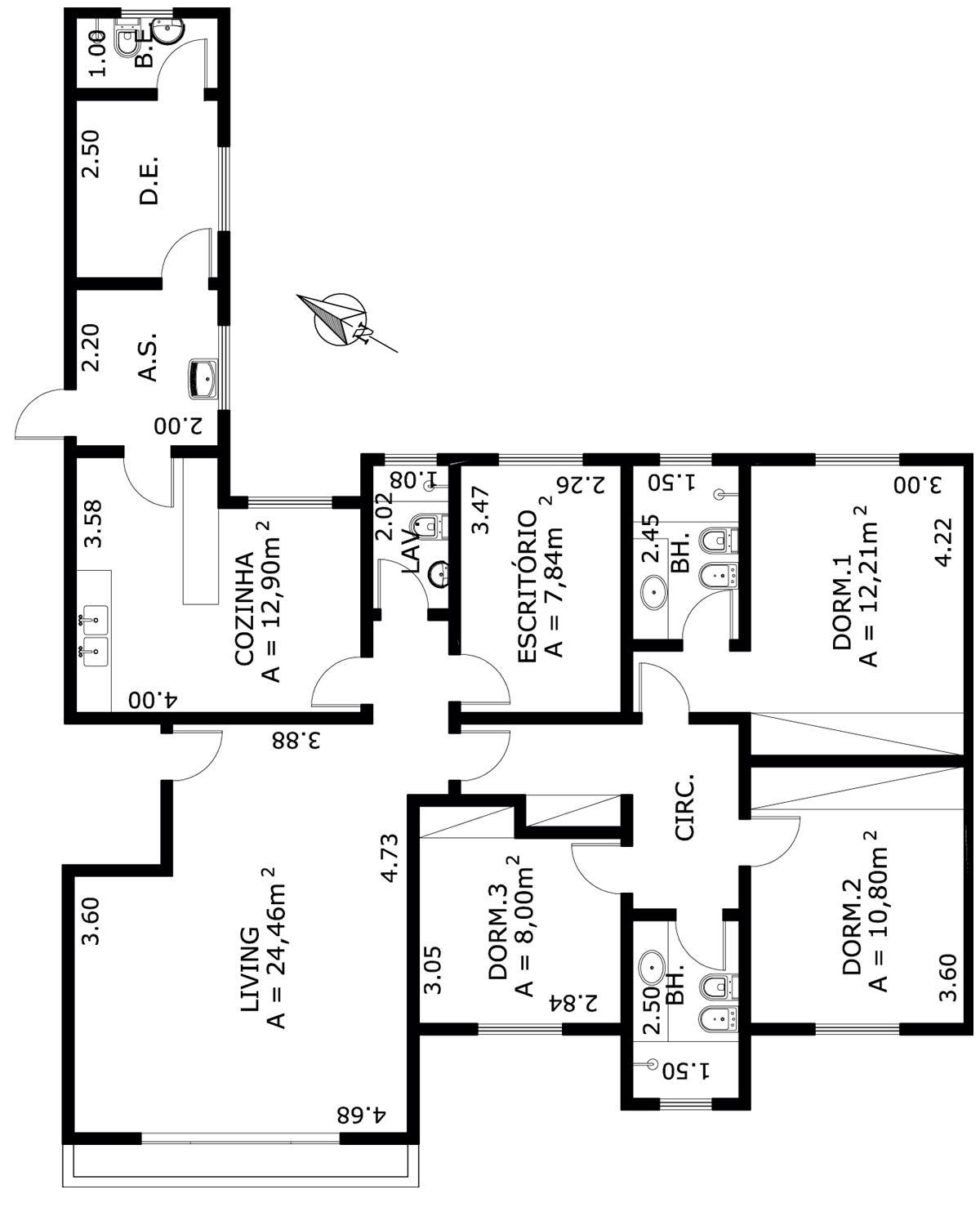 Apartamento à venda com 3 quartos, 140m² - Foto 7