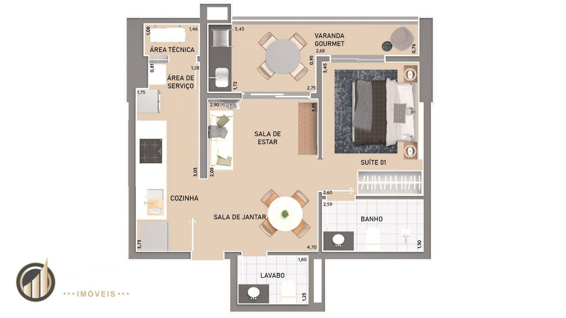 Apartamento à venda com 2 quartos, 76m² - Foto 42