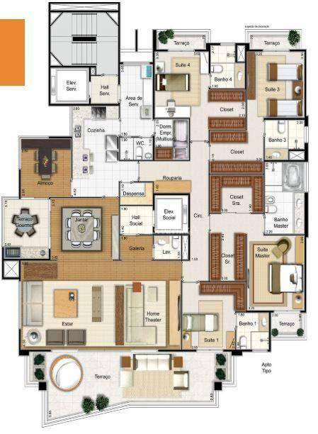 Apartamento à venda com 4 quartos, 260m² - Foto 43