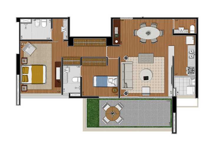 Apartamento à venda com 2 quartos, 309m² - Foto 11